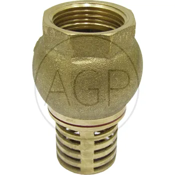 Ventil Patní ventil bez pružiny s přípojem 1 1/4" s maximálním provozním tlakem 8 bar