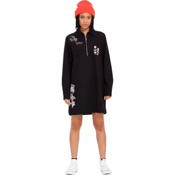 Dámská móda VOLCOM šaty - Fa Keutchi Dress (BLK) velikost: L