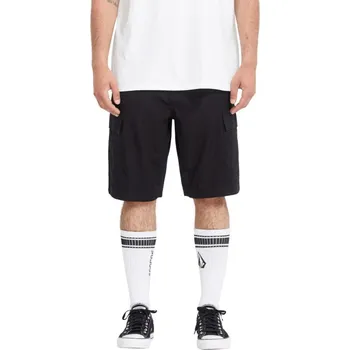 Pánská móda VOLCOM kraťasy - Strange Tripper Cargo Short 22 (BLK) velikost: 30