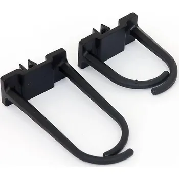 Triton plastový háček velký - čtvercový otvor 9x9 černý