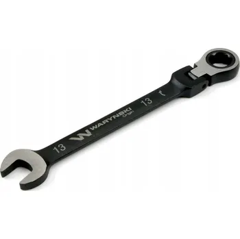 Klíč Očkoplochý klíč s ráčnou 13 mm, 72 zuby a kloubem Waryński