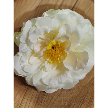 umělá květina Umělý květ čajová růže Ø10 cm barva krémová