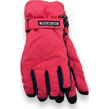 Rukavice Echt Dívčí zimní rukavice ILONA Barva: Červená, rozměr: 152