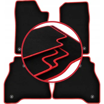 autokoberec Velurové autokoberce Wielganizator, sada 4 kusů