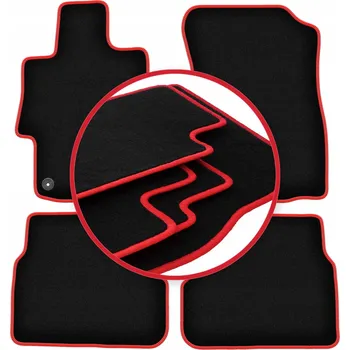 autokoberec Velurové autokoberce Wielganizator, sada 4 kusů