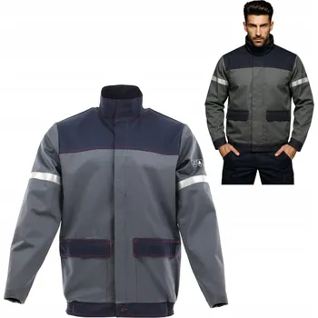 Pracovní obuv MIKINA nehořlavá SVAŘOVACÍ BOZP PRACOVNÍ bavlna PARKA pro SVAŘEČE velikost 54