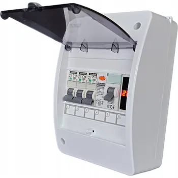 Rozvaděč Elektroinstalační Rozvodnice Osazená Jističi "C", LED Indikátor, 6 Modulů