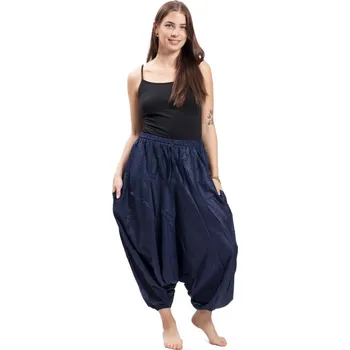 Harémové kalhoty / Sultánky AKSAMIT tmavě modré