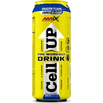 Energetický nápoj Amix CellUP PreWorkout Drink Dragon Flame, 500ml