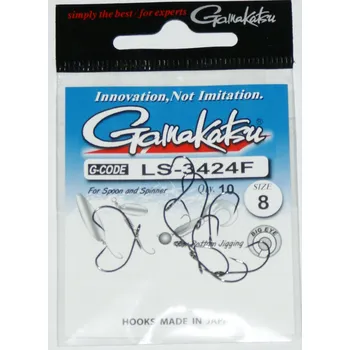 Rybářský háček Gamakatsu 8 přívlačových Háčky 10 ks
