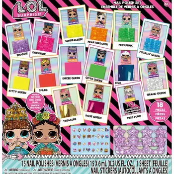 Panenka Sada laků na nehty LOL Surprise 18 barev