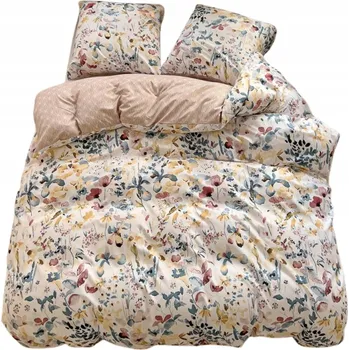 Povlečení GierekHoff LOŽNÍ POVLEČENÍ 160x200 OBOUSTRANNÉ BAVLNA SATÉN 3dílná sada MAL/NATU