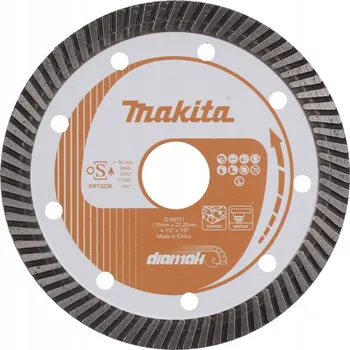 Řezný kotouč DIAMANTOVÝ KOTOUČ DIAMAK PRO SUCHÉ I MOKRÉ ŘEZÁNÍ 115 x 22,23 mm MAKITA D-80151