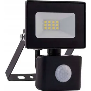 LED reflektor 10W s pohybovým senzorem černý