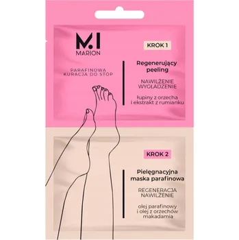 Kosmetika na nohy Marion Spa Parafínová kúra na nohy 6,5 g + 6 ml