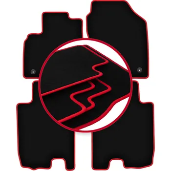 autokoberec Velurové autokoberce Wielganizator, sada 4 kusů