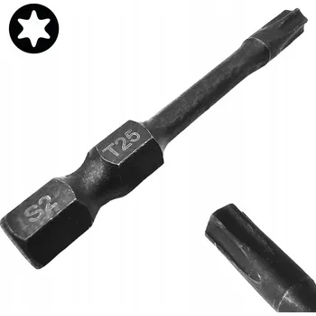 Bit BIT ŠROUBOVACÍ ÚDEROVÝ TX 25 50mm HVĚZDA TORX TORSION IMPACT COBIT 1 Ks