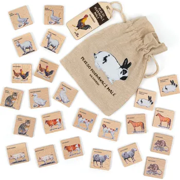 Karetní hra Lesní svět Pexeso poznávací malé - Na dvorku