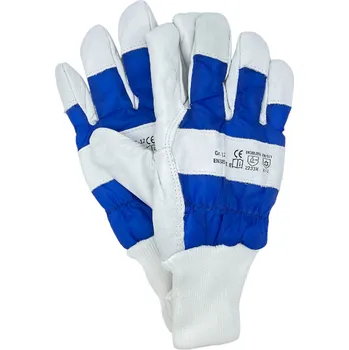 Pracovní rukavice Zimní rukavice z hovězí kůže o velikosti 10 (XL) s velkou ochranou rukou