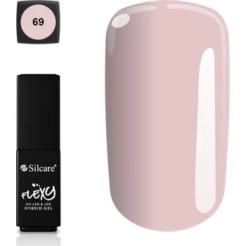 Přípravek na nehty Hybridní lak Flexy 69 4,5g pudrová růžová na nehty bez TPO, UV