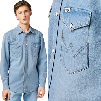 WRANGLER WESTERN KOŠILE VINTAGE LIGHT 112362376 L