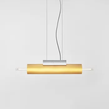 Brokis Extravagantní svěšené svítidlo ze skla a betonu Overlay L Barva skla: Šedá kouřová, Povrch montury: Antracitový beton PC01405_002