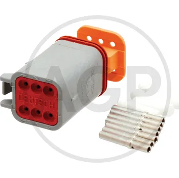 Auto elektroinstalace Zástrčka 6-polová DEUTSCH, kompletní sada konektoru 6-pól