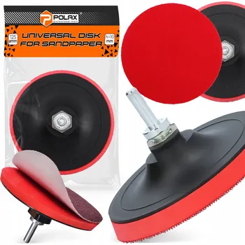 Brusný kotouč BRUSNÝ KOTOUČ Leštící Eurodysk SUCHÝ ZIP 125 mm M14 Adaptér Držák Kotouče