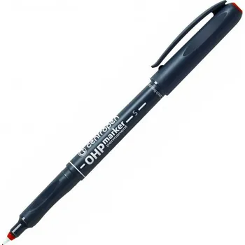 Centropen permanentní popisovač 2634 S pro folie OHP, stopa 0,3 mm Barva: Červená