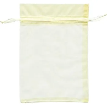 Dárková taška Sáček organza 7,5 x 10cm krémový 5800787