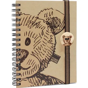 Zápisník Zápisník A6 s hladkými stránkami Make Notes, 160 listů