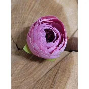 umělá květina Umělý květ pryskyřník barva starorůžová