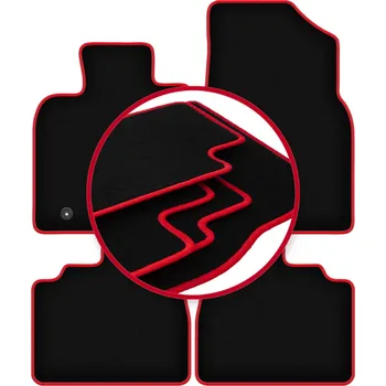 autokoberec Velurové autokoberce Wielganizator, sada 4 kusů