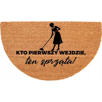 PROTISKLUZOVÁ ROHOŽKA ODOLNÁ EKOLOGICKÁ 40X70CM PŮLKRUHOVÁ KOKOSOVÁ