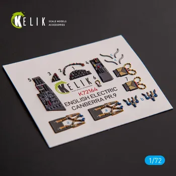 Plastikový model 1/72 English Electric Canberra PR.9 - interior 3D