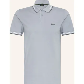 Pánská móda Boss Pánská Polokošile Z Piké Paul Slim Fit, černošedá, XL