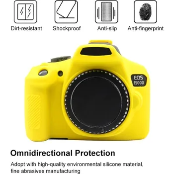 Ochrana fotoaparátu a videokamery PULUZ silikonové pouzdro pro Canon EOS R (žluté)