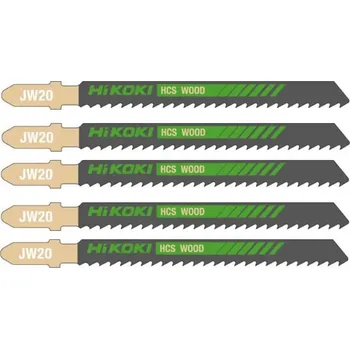 Pilový plátek HiKOKI 750021 HCS Plátek na dřevo do přímočaré pily, 100,4/75x9,5x1,25mm, 5ks free_store_pickup