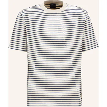 Pánské tričko Barbour Pánské Tričko Frensham, režná / tmavě modrá, L