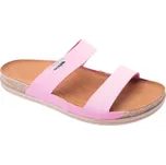 Dámské zdravotní pantofle Medistyle kožené růžové Nora - 41