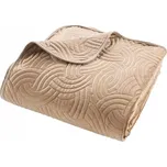 Přehoz na postel Douceur d'intérieur polyester 240 cm x 220 cm béžový