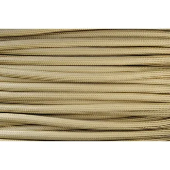 elektrický kabel Textilní kabel Zlatý Z33 opředený 2x0,75 a 3x0,75mm2, Počet vodičů v kabelu 3 vodiče v kabelu (3x0,75mm2)
