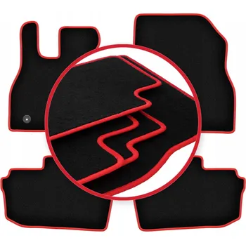 autokoberec Velurové autokoberce Wielganizator, sada 4 kusů