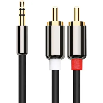 Audio kabel AUX Audio Kabel Mini Jack 3,5 mm na 2x RCA Cinch – 3 m