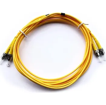Síťový kabel DATACOM optický patchcord ST-ST 09/125 SM 3m duplex