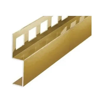 Stavební profil ACARA PRAHA s.r.o. AC EX1/KP5 EXCELLENT propoj. lišta, nerez RAL1036lesk, v: 32 mm,v2: 20 mm, š: 11, d: 1,5 m