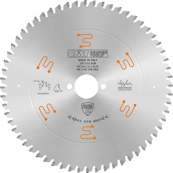 Pilový kotouč 285.816.60M HM pilový kotouč D=216 F=30 Z=60 K=2,3/1,6 2/7
