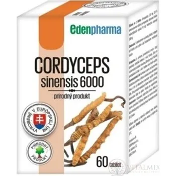 Přírodní produkt EDENPharma CORDYCEPS sinensis 6000 tbl 60 ks
