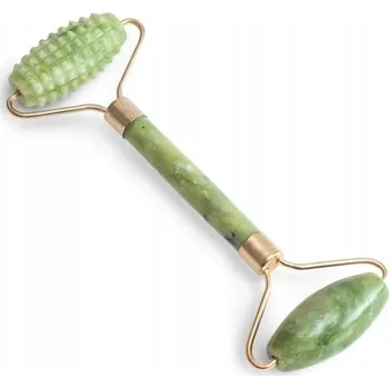 Masážní přístroj MASÁŽNÍ PŘÍSTROJ NA OBLIČEJ Z JADEITU JADEITOVÝ VÁLEČEK vroubkovaný