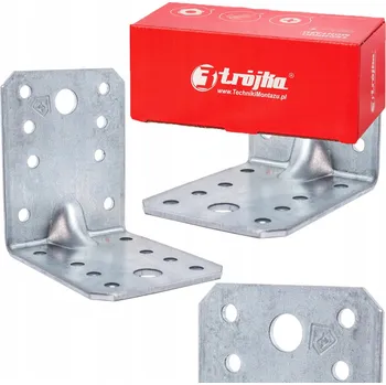 Úhloměr Tesařský úhelník / spojka - 70x70x55 mm - 10 kusů